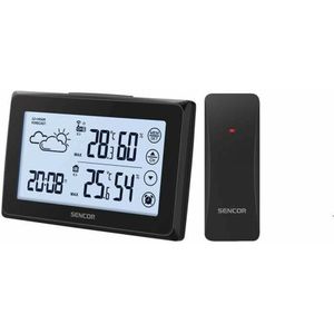 Sencor - SWS 2850 - Weerstation - Zwart - Metingen Binnen- en Buitentemperatuur