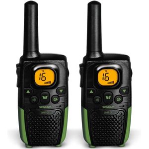 Sencor - SET 2x Walkietalkie 3xAAA bereik 7 km