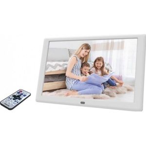 Digitale fotolijst, 10,1 inch fotolijst met 32 GB USB-stick, bewegingssensor, 1920 x 1080 IPS-scherm, kalender, timer, foto/video/muziekspeler, elektronische fotolijst, wandmonteerbaar