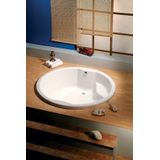 Ronde badkuip met hoek Royal 173x173cm diameter acryl in wit, met sifon en frameframe