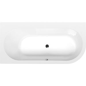 Ligbad Polysan Astra Inbouw 165x80x48 cm Asymmetrisch Links Wit