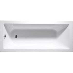 Aqualine Doubrava Rechthoekig bad 170x70x41cm, wit