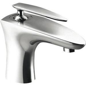 Wastafelmengkraan Sapho Veneta 1-hendel Uitloop Recht 14.9 cm Chroom