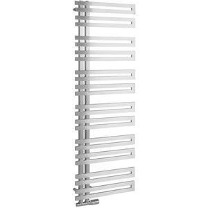 Designradiator sapho volga recht 50x150 cm 465w geborsteld rvs