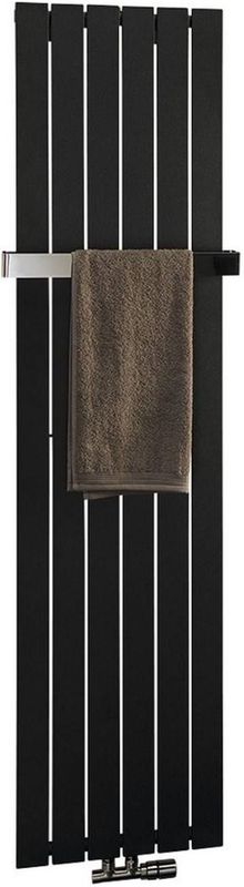 Designradiator Colonna - Recht - Antraciet - 910W - 45x180 cm