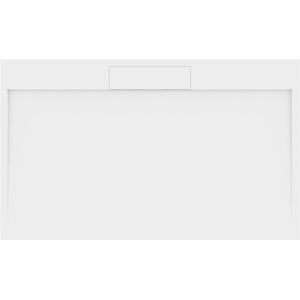 Douchebak Gegoten Marmer Sapho Irena 130x80x3.5 cm Rechthoek Wit