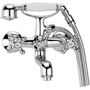 Badmengkraan sapho victoria met handdouche 2-knop 15.9 cm chroom