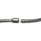 Sapho Set Uittrekbare doucheslangset voor op het blad F1/2"- F1/2",275cm, chroom