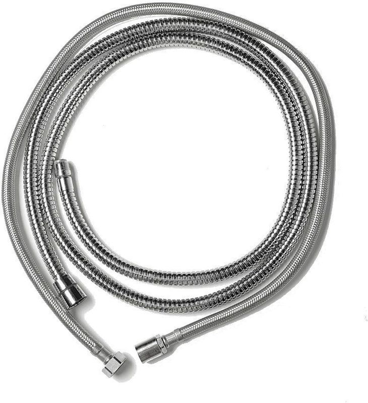 Sapho Set Uittrekbare doucheslangset voor op het blad F1/2"- F1/2",275cm, chroom