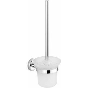 Toiletborstelhouder Sapho Samba Hangend 40.6x11.5x14 cm Chroom