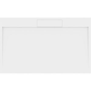Douchebak Marmer Sapho Irena 160x100x3.5 cm Rechthoek Wit