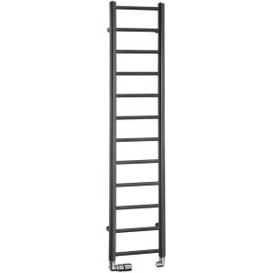 Handdoekradiator Sapho Dina Recht 30x138 cm Antraciet