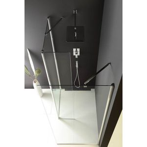 Modular Shower Wandmontage glazen wand voor draaideur 800mm