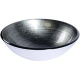 Sapho Damar glas waskom diameter 42 cm zilver