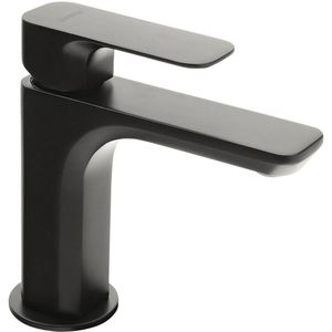 Wastafelmengkraan Sapho Spy 1-hendel Recht 16.7 cm Mat Zwart