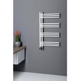 Handdoekradiator sapho dorlion recht 50x90 cm wit