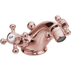Bidetmengkraan sapho antea 2-knop gebogen 7.2 cm rose goud