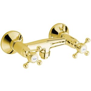 Opbouw Douchekraan Sapho Antea Mengkraan 2-knop Klassiek Goud