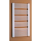 Handdoekradiator sapho egeon gebogen 59.5x81.8 cm wit