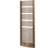 Handdoekradiator sapho egeus gebogen 59.5x115.4 cm 669w brons