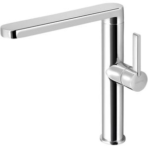 Wastafelmengkraan Sapho Stork 1-hendel Uitloop Recht 27.3 cm Chroom