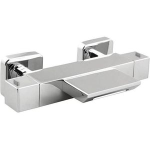 Opbouw Badkraan Sapho Dimy Thermostaatkraan Waterval 2-knop 15.5 cm Chroom