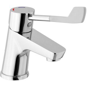 Wastafelmengkraan Sapho Lea 1-hendel Extra Lang Recht 15.4 cm Chroom