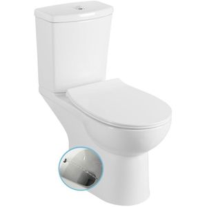 Kairo Toiletcombinatie met bidet P-sifon incl. spoelsysteem