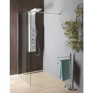 Inloopdouche sapho walk-in 90x190 cm met muurprofiel helder glas