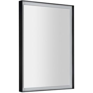 Badkamerspiegel Sapho Sort Led 47x70 cm LED-Verlichting Frame Mat Zwart
