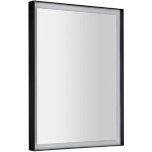 Badkamerspiegel sapho sort led 60x80 cm led-verlichting frame mat zwart