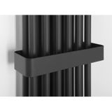 Designradiator sapho fede 150x30,6 cm mat zwart