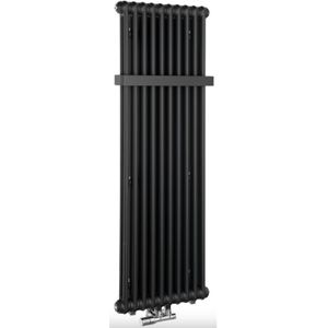 Designradiator Sapho Fede 150x49 cm Mat Zwart