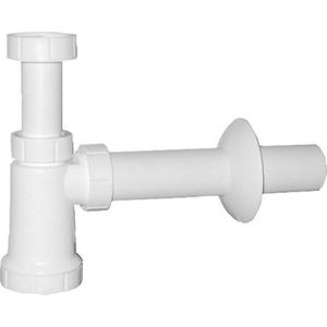 Bruckner Accessoires - Wastafelsifon 1 1/4, afvoer 40 mm, wit 151.109.0