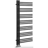 Handdoekradiator sapho dorlion recht 50x120 cm mat zwart