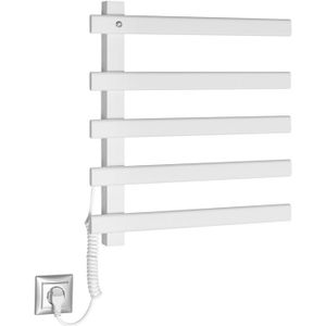 Handdoekradiator sapho elcor 48x52 cm 85 watt mat wit