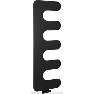 Sapho Evolla handdoekradiator mat zwart 49x139cm 511W