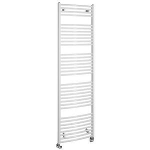 Aqualine Orbit gebogen design radiator 45x170cm wit 757Watt