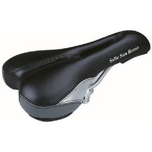 Selle San Remo zadel ATB/MTB 250 x 155 mm heren zwart