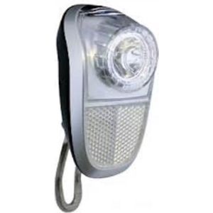 Union LED koplamp - zilver/zwart - batterij inbegrepen - eenvoudig te monteren