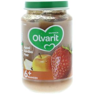 Olvarit Appel aardbei peer 6M54 200 gram