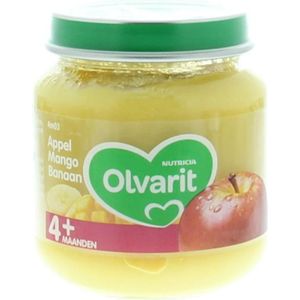 Olvarit Appel mango banaan 4M03 125 gram
