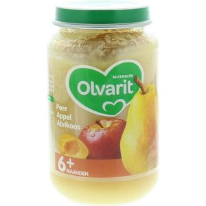 Olvarit Peer appel abrikoos 6M55 200 gram