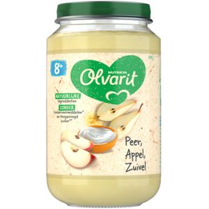 Olvarit - Fruithapje - Peer Appel Zuivel - 6 x 200g
