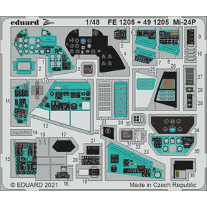 1:48 Eduard 491205 Interior for Mi-24P - Zvezda Photo-etch