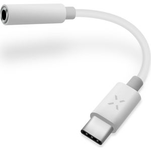 FIXED Audioadapter USB-C to 3.5mm female 10cm White