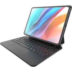 Fixed Typee QWERTY keyboard case voor de iPad Pro 11 (2018-2022) / Air 4 (2020) / Air 5 (2022) / Air 11 inch (2025) M3 / (2024) M3 - Zwart