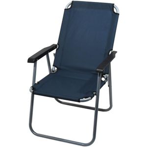 Opvouwbare campingstoel blauw