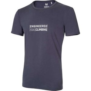 Ocun - Classic T Organic EFC - Sportshirt - Grijs/Blauw - 100% Katoen