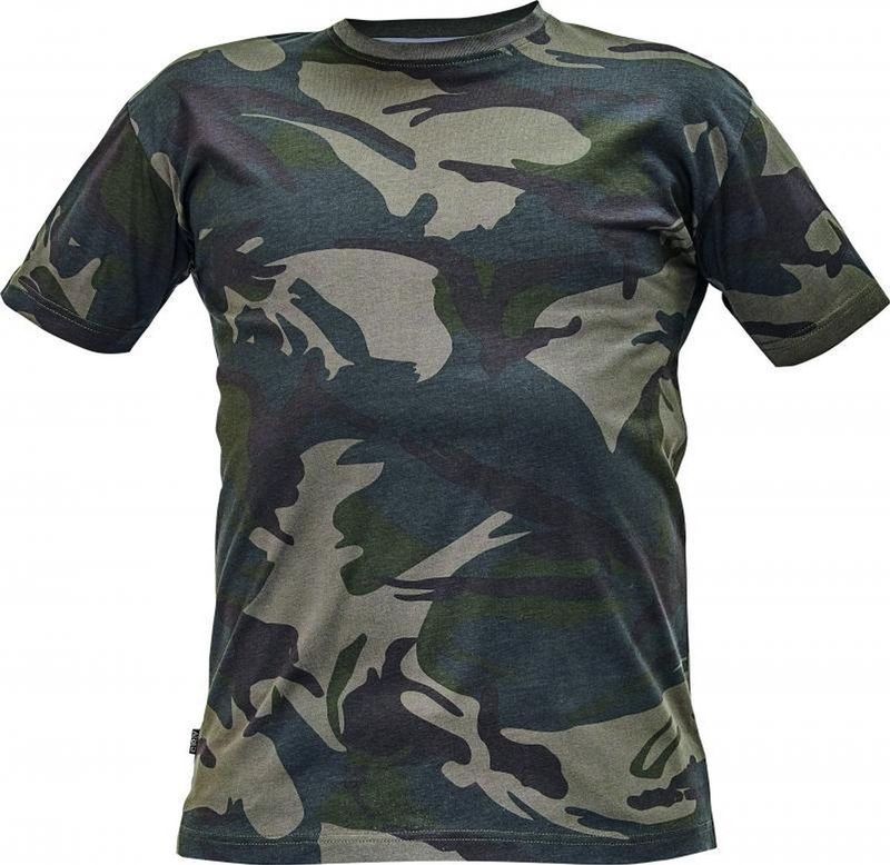 Camouflage t-shirt (180 g m2) groen